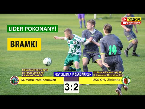tv.nsk.pl [bramki] KS Wkra Pomiechówek - UKS Orły Zielonka 3:2 (2:1) 2023-05-15 g.18:30