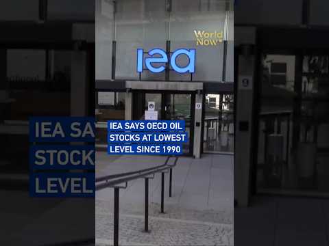 IEA says OECD oil stocks at lowest level since 1990