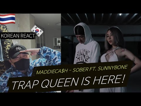 🇹🇭🇰🇷🔥Korean Hiphop Junkie react to MADDIECA$H - SOBER (ft. SUNNYBONE) (THAI/ENG SUB)