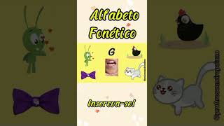 Alfabeto fonético para crianças. #abcd #aprenderaler