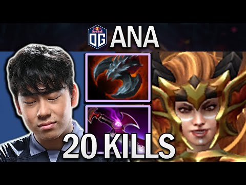 OG.ANA SMURF LINA WITH 20 KILLS & SILVEREDGE - DOTA 2 PRO GAMEPLAY