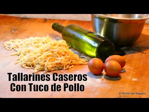 Preparing Homemade Noodles and Chicken Stew: A Journey Back to Childhood "El Rincón del Soguero C...