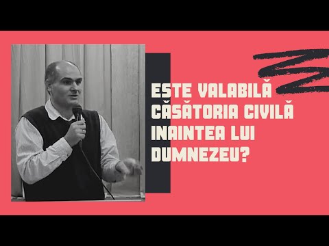 Căsătoria civilă este valabilă înaintea lui Dumnezeu? | Pastor Vasile Filat
