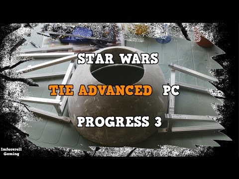 Star Wars Themed PC TIE Fighter Advanced Watercooled PC Build Progress 3 - PC MOD liquidcooled