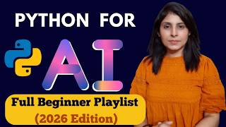 L-1 Python for Data Science & AI – Full Beginner Playlist