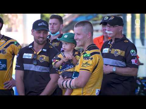 Falcons Todd Murphy, Dane Hogan and Martin Cordwell call it a day