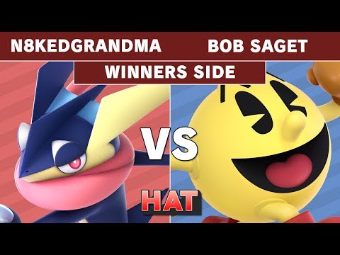 HAT 50 - Ur-n8kedgrandma (Greninja) Vs. Bob Saget (PacMan) Winners Side - Smash Ultimate Tournament