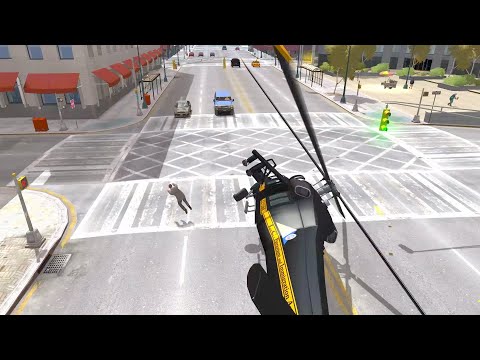 GTA IV - Brutal Helicopter Ragdoll Moments Ep.2 (Euphoria Physics)