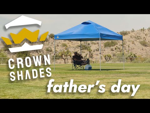 Crown Shades 10' x 10' CenterLOK® Canopy - 1 Sidewall - RM100H-S1 Lifestyle Short video thumbnail