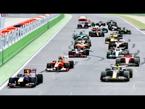 F1 2022 Cars vs Ferrari 2010 Cars - Imola