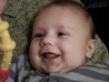Ben Giggles At His Elmo Toy