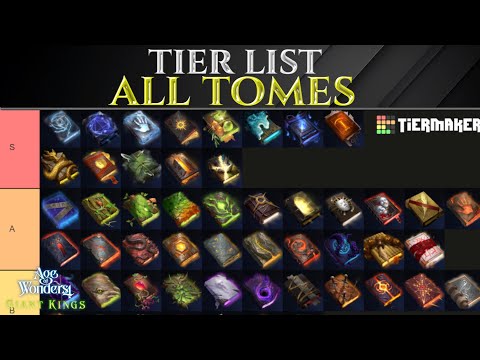 Pro TIER LIST for TOMES in Age of Wonders 4 Giant Kings 2025