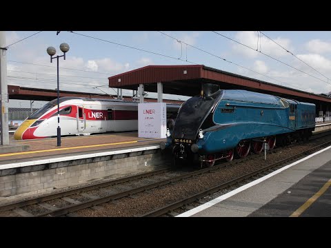 'Mallard' On The Mainline! LNER A4 4468 & A3 60103 at 'Azuma' Launch Day - 30/07/2019