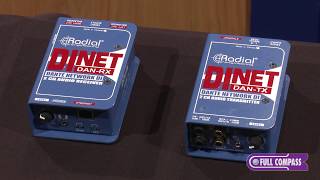 Video thumbnail for Radial Engineering DiNET DAN-TX and DAN-RX Dante Direct Boxes | Full Compass by Full Compass