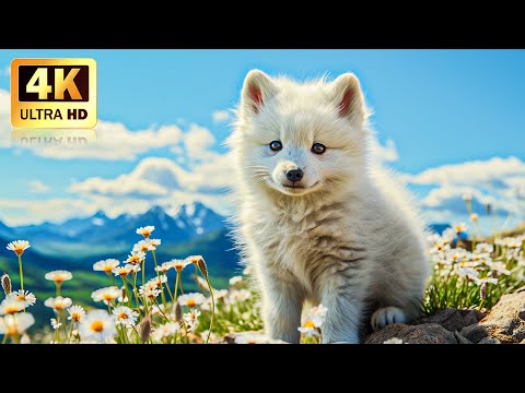 4K Baby Animals 🌍🐾 Discover the Fascinating World of Young Creatures | Scenic Relaxation Movie