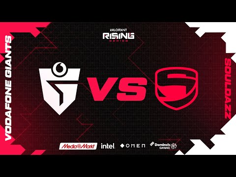 VODAFONE GIANTS VS SOULDAZZ | PLAY IN | VALORANT RISING SERIES