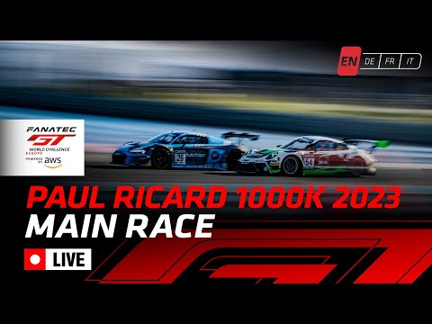LIVE | Main Race | Paul Ricard 1000K | Fanatec GT World Challenge Powered by AWS (English)