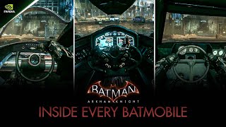 Inside Every Batmobile in Batman Arkham Knight | First Person Mod