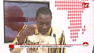 Crise au Moyen-Orient: L'Afrique sera impactée d'une manière ou d'une autre-Boukary NEBIE