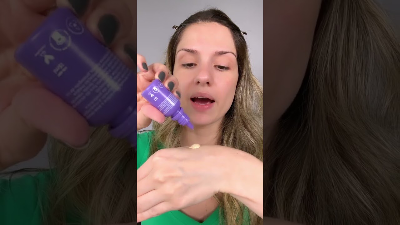 Testando a trend de misturar base com cola de glitter ✨