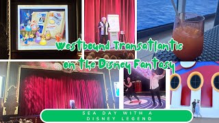 Disney Cruise Line Sea Day with a DISNEY LEGEND! | Transatlantic Day 9 (Part 1) | Disney Fantasy