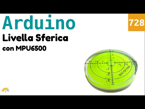 Bolla elettronica con MPU6500 e Arduino - Video 728