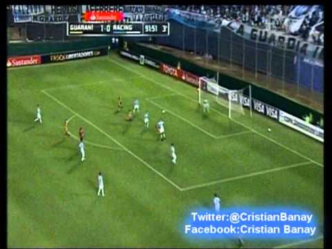 Guarani 1 Racing 0 (Relato Gustavo Cima)  Copa Libertadores 2015