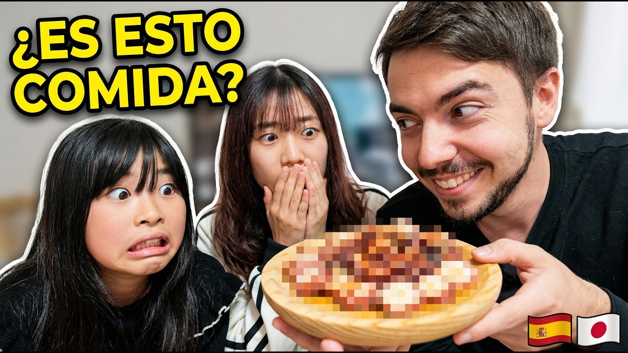 Mi Familia Japonesa ALUCINA con lo más raro de España 🇪🇸🇯🇵