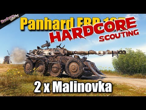 WoT: Amazing active Panhard EBR 105 scouting, World of Tanks