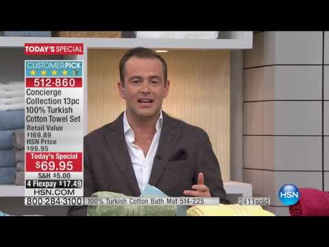 HSN | Concierge Collection Bedding 02.05.2017 - 12 AM