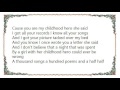 Bobby Bare - Childhood Hero Lyrics - Nohemi Felter Bobby Bare - Childhood Hero Lyrics