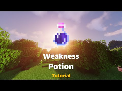 Minecraft 1.18.1 | How to Brew a Weakness Potion