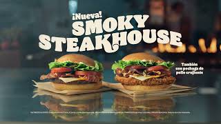 Burger King NUEVA SMOKY STEAKHOUSE anuncio