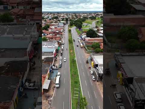 Avenida Filadélfia Araguaína Tocantins feito com o drone dji mini 4 pro