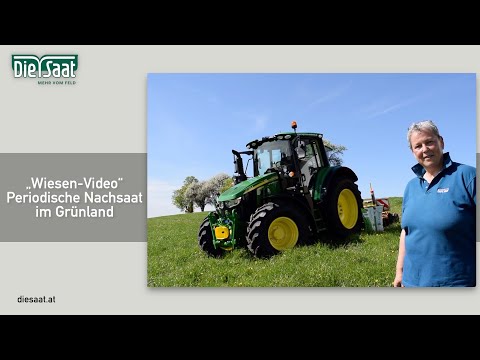 DIE SAAT „Wiesen-Video“ – Periodische Nachsaat im Grünland