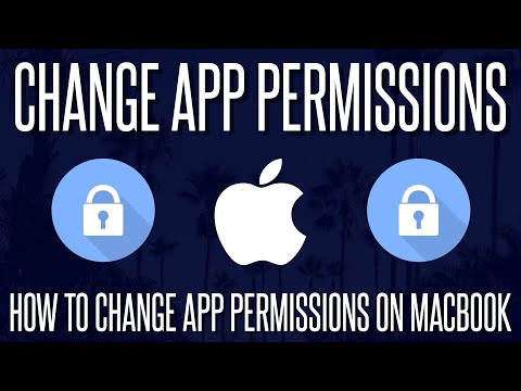 How to Give/Change App Permissions on macOS/MacBook