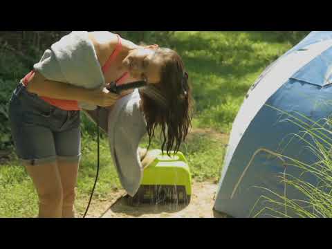 Tragbarer 24-V-Sprühreiniger „Clean Anywhere“ von Sun Joe mit 5-Gallonen-Tank auf QVC