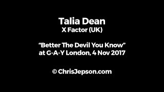 Talia Dean - &#39;Better The Devil You Know&#39;