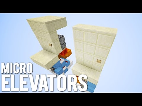 Mind-Blowing Tiny Piston Elevators in Minecraft!