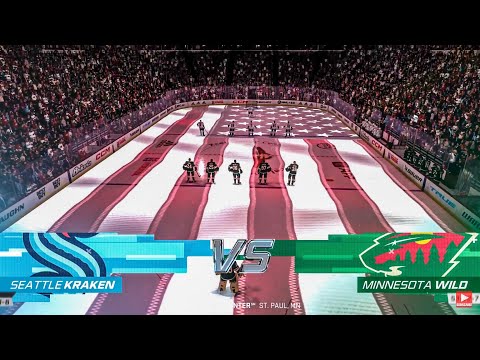 Seattle Kraken vs Minnesota Wild 11/3/2022 NHL 23 Gameplay