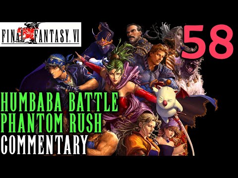Final Fantasy VI Walkthrough Part 58 - Humbaba Boss Battle & Sabin's Phantom Rush Blitz