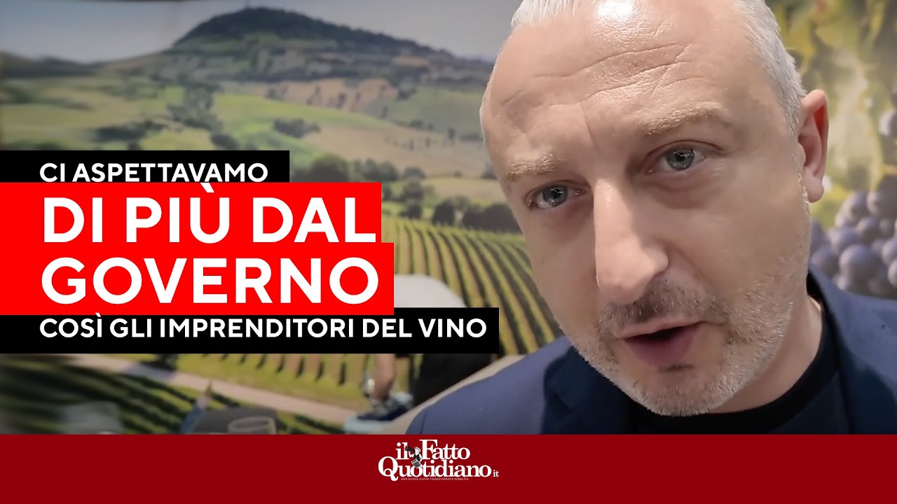 "Ci aspettavamo di più dal governo". La delusione degli imprenditori del vino al Vinitaly di Verona