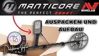 Aufbau & erste Erklärung Minelab Manticore Hilfe Teil 1 • Detektoren Shop