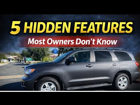Toyota Sequoia 5 Hidden Features