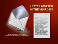 A Letter Written In The Year Of 2070