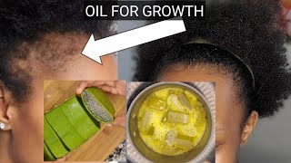 3ways to thicker longer hair using aloe vera (homemade) for massive hair growth/Jalia walda