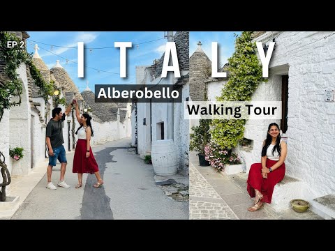 Italy Alberobello Walking Tour | Staying in Unique Cone House Of Alberobello 🇮🇹| Puglia Travel Guide