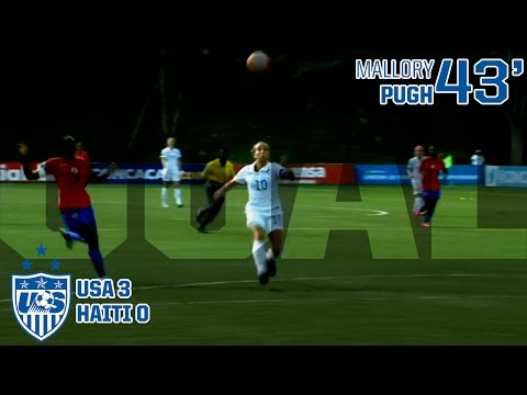 U-20 WNT vs. Haiti: Mallory Pugh Second Goal - Dec.9, 2015