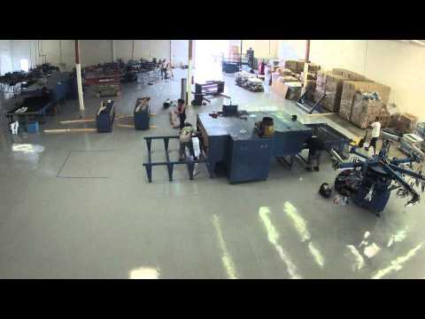 The Big Move: M&R Screen Printing Equipment Reassembled (screen printing press & dryer) - DAY 3