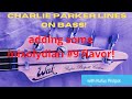 Charlie Parker Lines on Bass:    Here's an easy to play one bar line from Parker's solo on a blues!